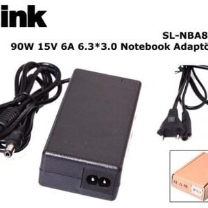 S-link SL-NBA84 90W 15V 6A 6.3*3.0 Toshiba Notebook Standart Adaptör