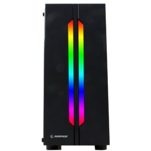 Rampage SPECTRA Tempered Glass Rainbow Fan ve Ledli 1*Usb 3.0 + 2* Usb 2.0 Gaming Kasa